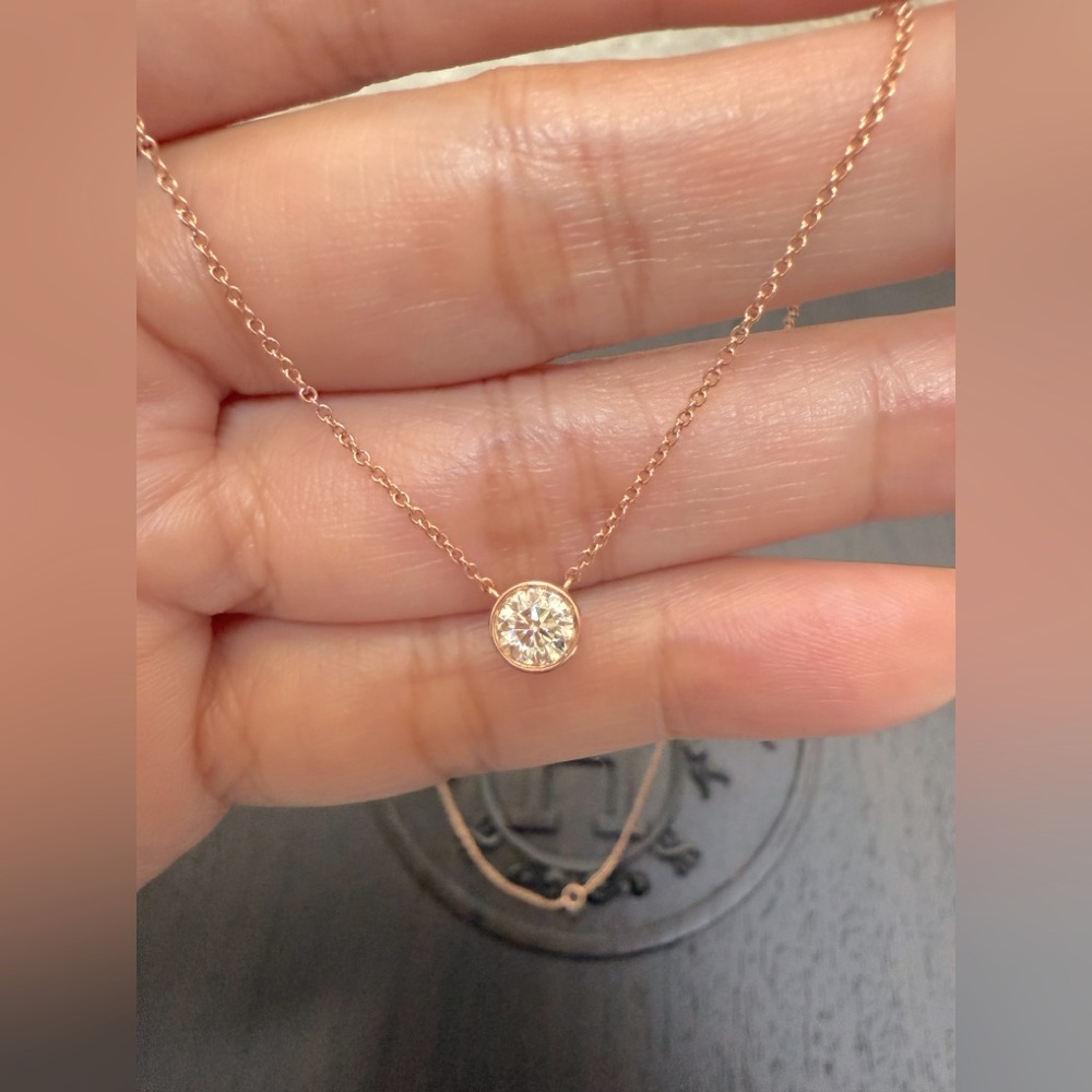 Bony Levy Rose Gold Diamond Necklace